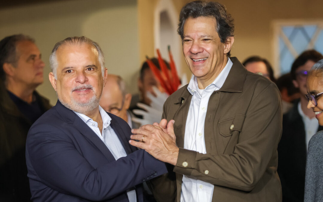 Haddad anuncia Márcio França como vice na disputa pelo Governo de SP