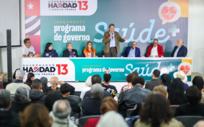 Haddad apresenta propostas de Saúde com foco em modernização e redução de filas